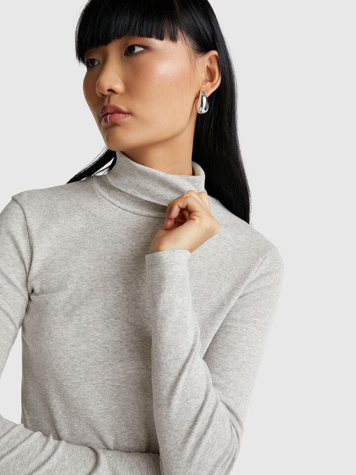 TURTLE NECK SWEATER Women image number 4